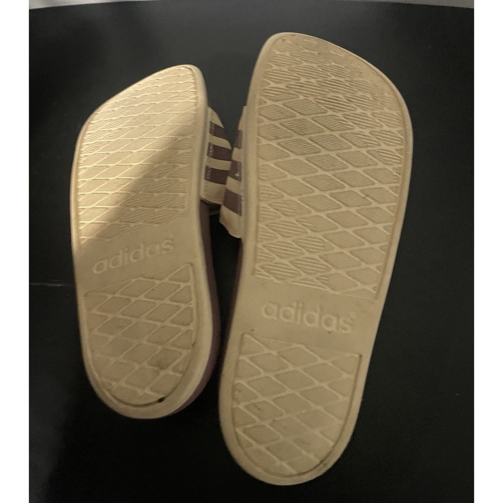Adidas Women's Cushioning Adilette Comfort Slides Sandals Purple Size 8 - Picture 7 of 8